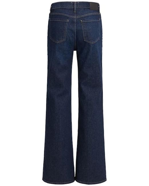 Citizens of Humanity Blue Mid-Rise Flared Jeans