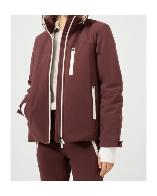 Brunello Cucinelli Purple Hooded Outerwear Jacket