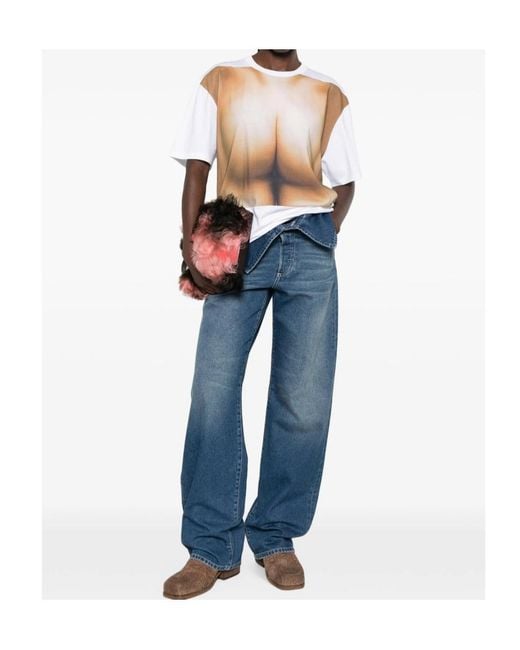 Jean Paul Gaultier White Short-Sleeved T-Shirt