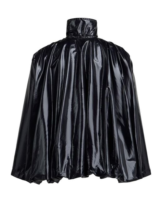 Alaïa Black Alaïa Draped Glossy Jacket