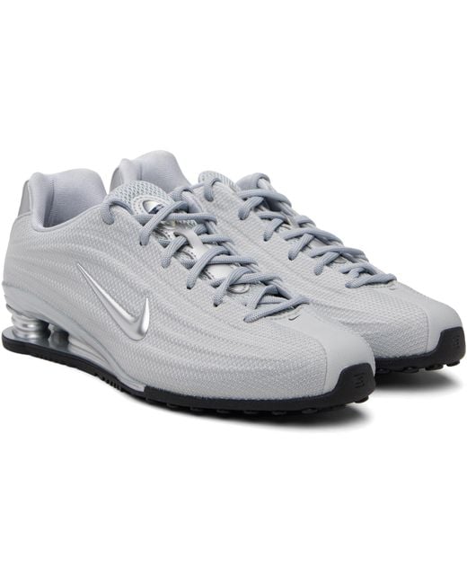 Nike White Shox Z Low-Top Sneakers