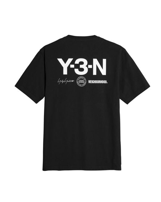 Y-3 Black Scorpion Graphic T-Shirt for men