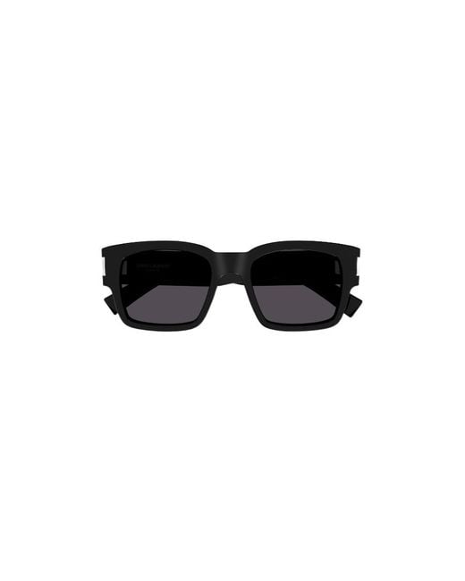 Saint Laurent Black Eyewear Sl 617 Rectangular Sunglasses for men
