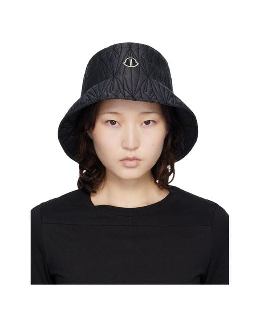 Moncler Brown Collaboration Embroidered Logo Bucket Hat for men