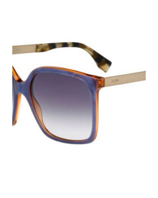 Fendi Metallic Logo Details Sunglasses