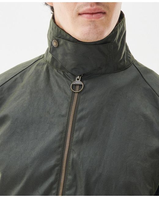 Barbour Blue Bedale Corduroy-Collar Short Jacket for men