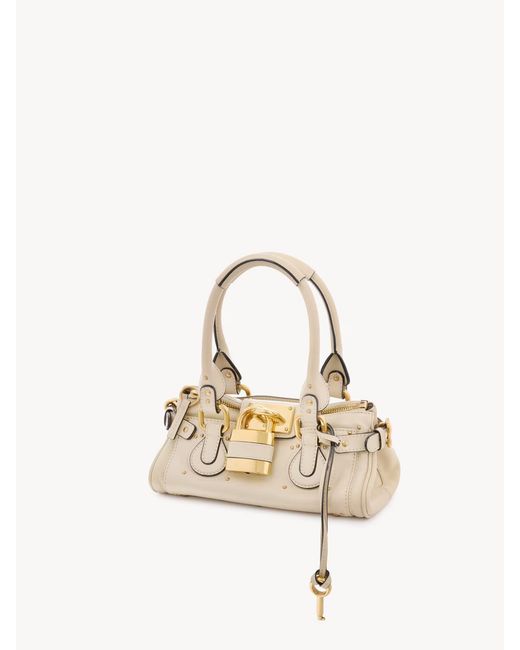 Chloé White Chloé Paddington Small Shoulder Bag