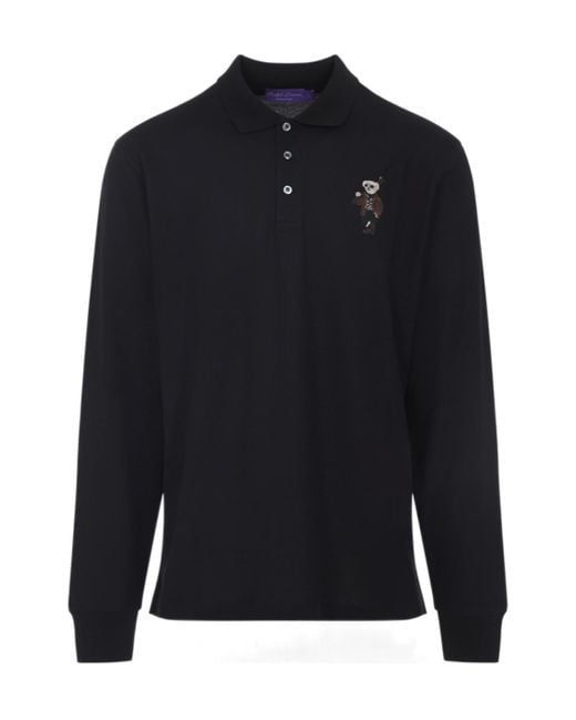 Ralph Lauren Blue Long-Sleeved Sweater for men