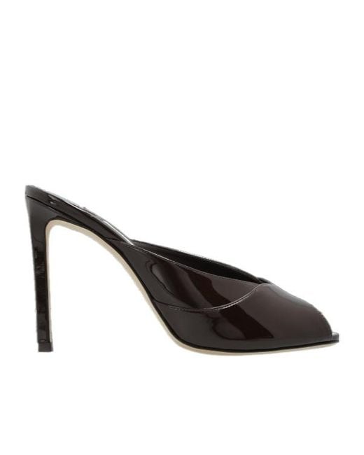Jimmy Choo Brown Brigitte Slip-On Mules