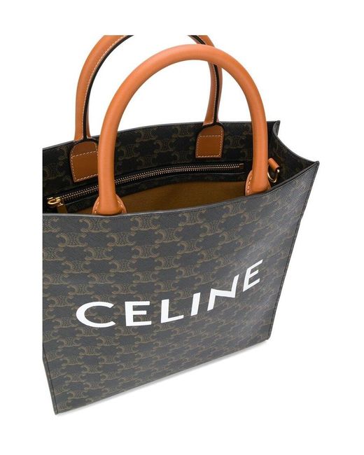 Céline Black Small Cabas Vertical