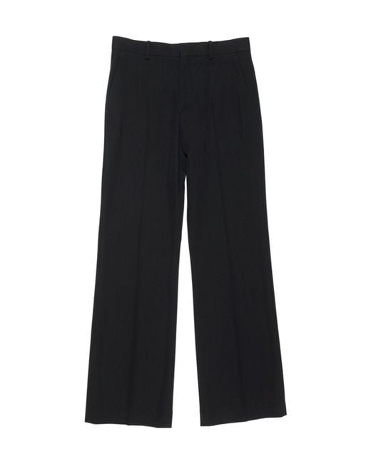 Acne Black Zip-Fly Trousers for men
