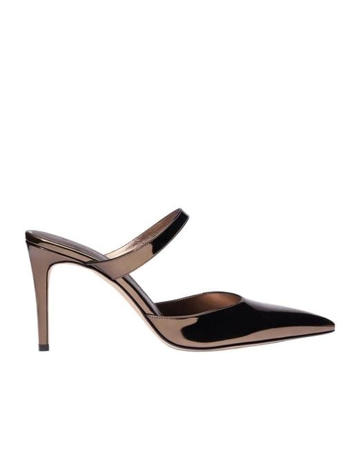 Stuart Weitzman Brown Stuart Power Mule 85