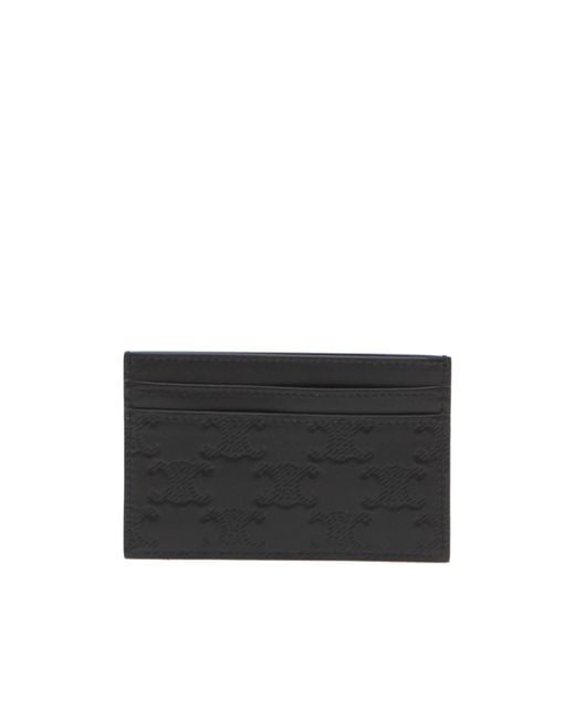Céline Black Card Holder for men