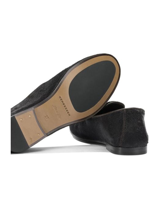 Henderson Black Round-Toe Loafers
