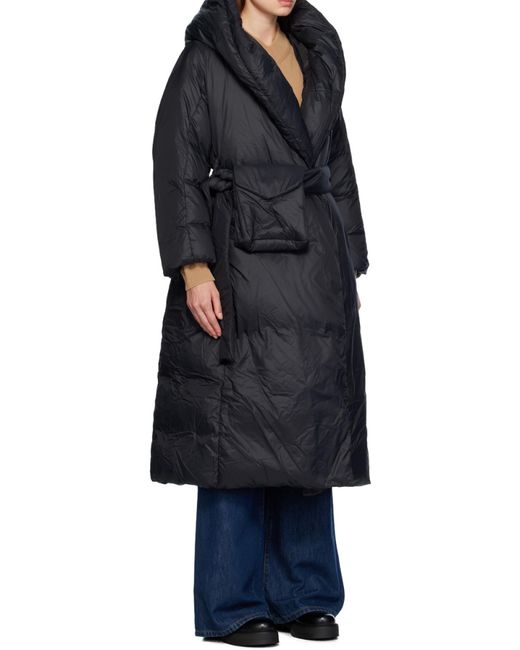 Canada Goose Black Hooded Padded Coat