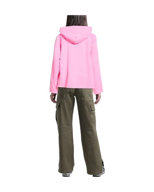 Balenciaga Pink Solid Color Hoodie