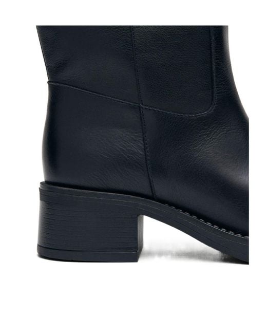 Alohas Blue Rajan Leather Boots