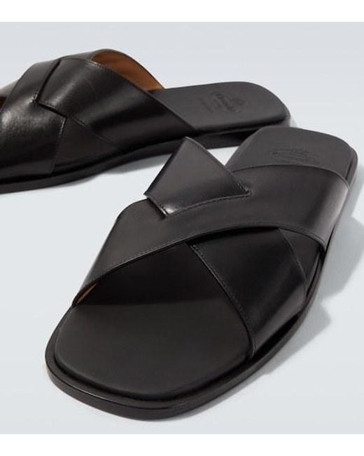 Church's Brown Ockley Leather Sandals for men