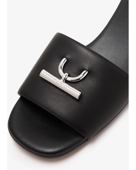 McQueen White Arc Slip-On Slides