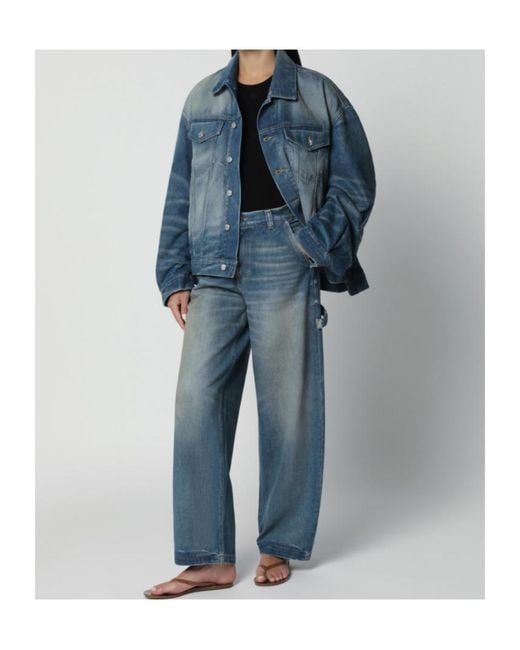 Haikure Blue Janet Faded Denim Jacket