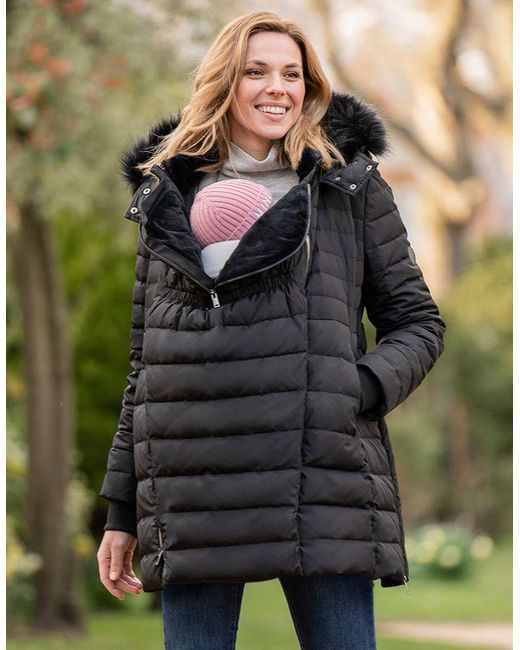 down maternity coat