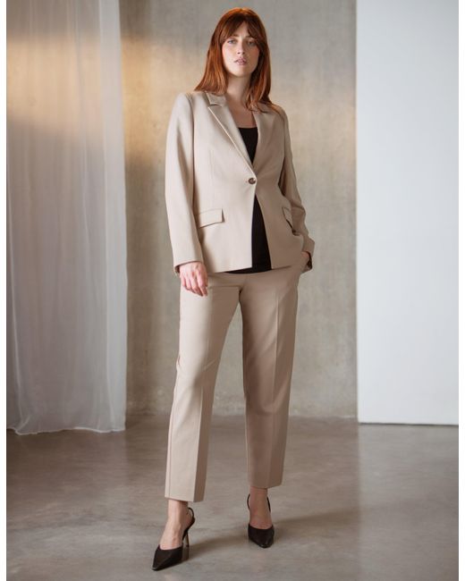 Seraphine Brown Tapered Maternity Work Trouser