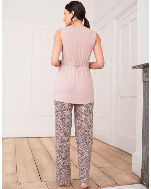 Seraphine Multicolor Full Length Jersey Pajama Set
