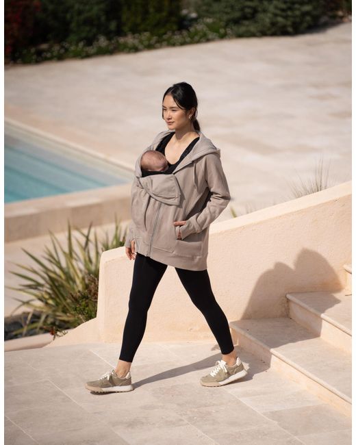 Seraphine Natural 3 In 1 Relaxed Fit Maternity Hoodie
