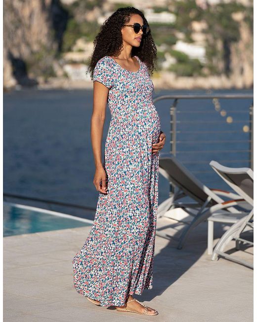 Seraphine Multi Floral Jersey Maternity ...