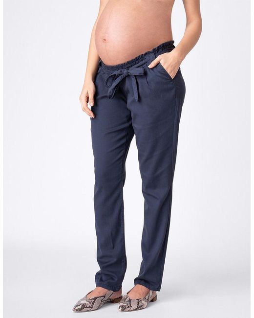 Seraphine Cotton Blend Navy Blue 