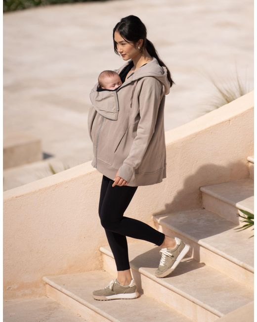 Seraphine Natural 3 In 1 Relaxed Fit Maternity Hoodie