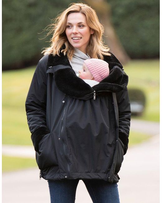 fleece maternity jacket