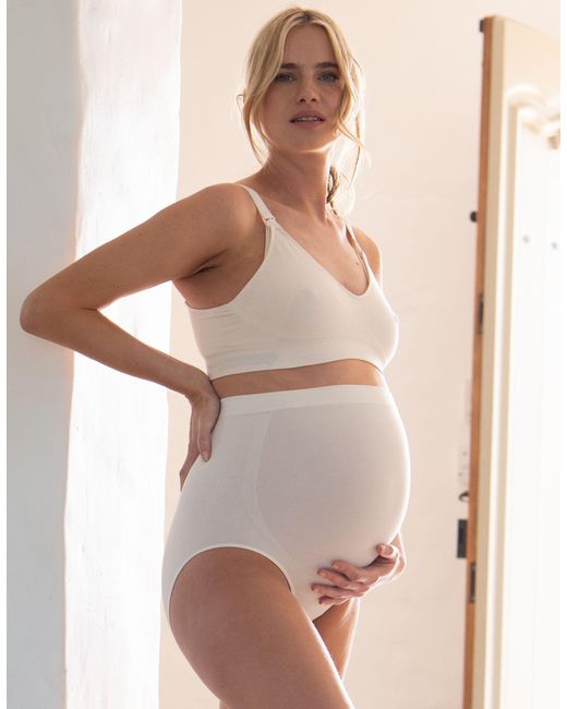 Seraphine Brown 2-pack Seamless Bamboo Maternity-to-nursing Bras