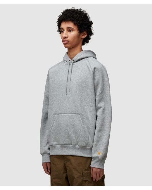 Carhartt Gray Chase Hoodie for men