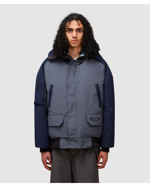 Canada Goose Blue Regeneration Chilliwack Bomber Jacket for men