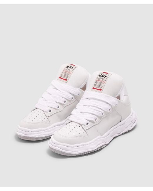 Maison Mihara Yasuhiro White Wayne Low Original Sole Leather Sneaker