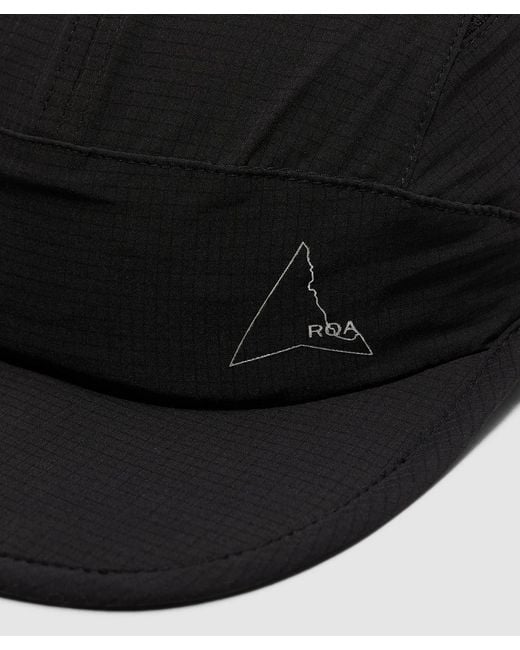 Roa Black Aair Floweave Running Cap (Anthracite