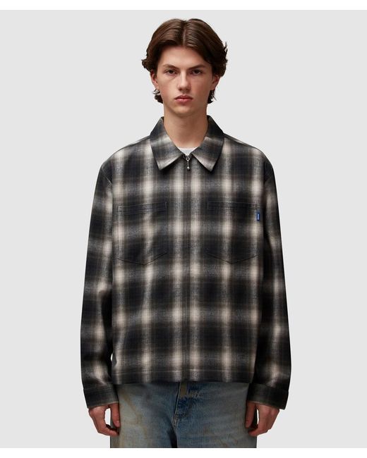 AWAKE NY Black Brushed Flannel Shirt And for men