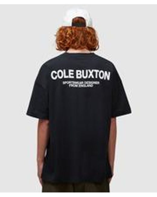 Cole Buxton Black Sportswear T-shirt for men