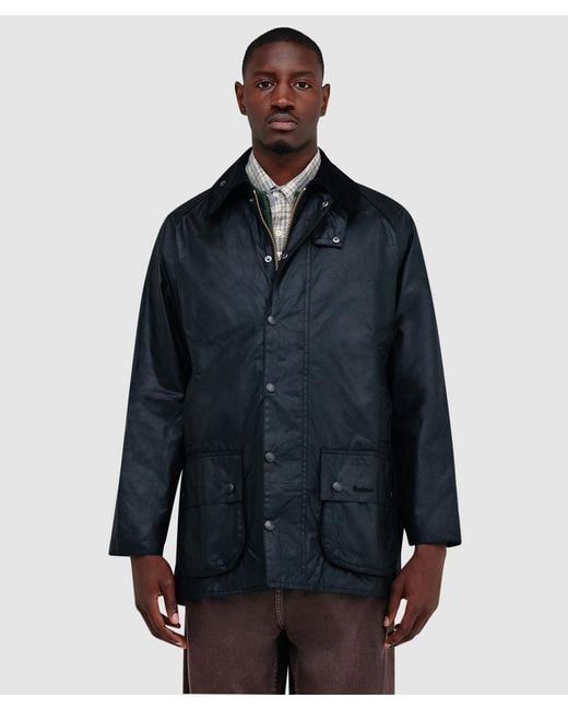 Barbour Blue Beaufort Wax Jacket for men