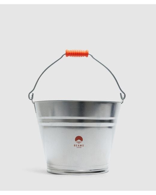 BEAMS Japan White Onoe Bucket 8L