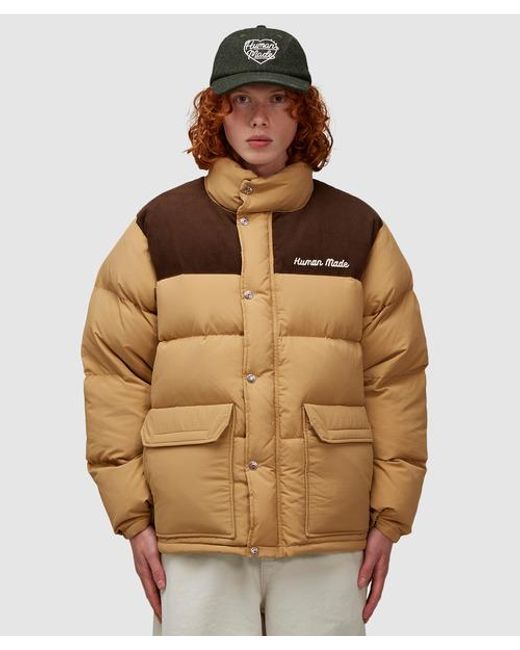 Human Made Brown Down Jacket for men