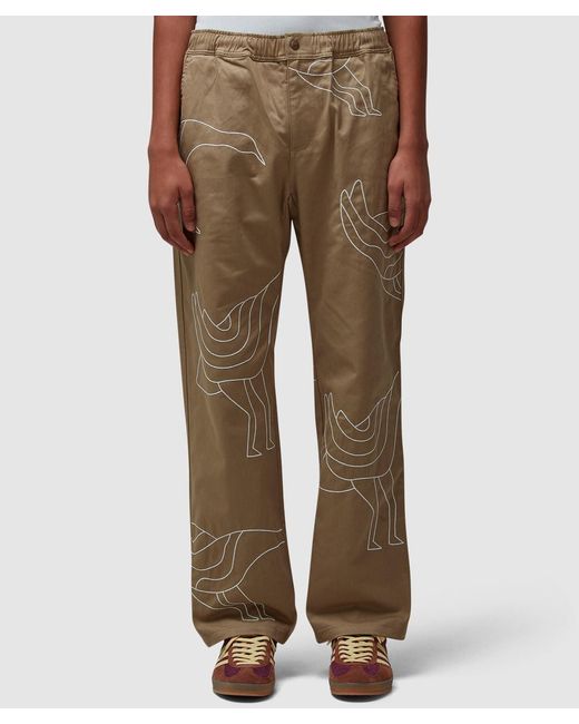 Parra Natural Stitched Up Duck Pant for men