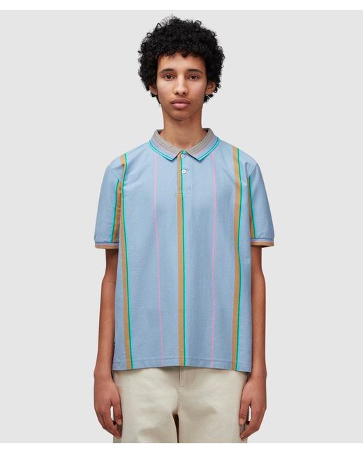 Noah NYC Blue Season One Polo Shirt for men