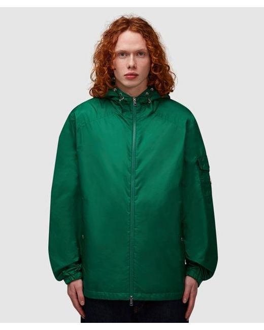 Moncler Green Etiache Windbreaker Jacket for men