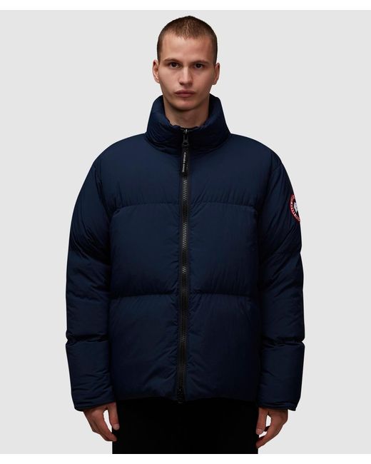 Canada Goose Duck Down Puffer Jacket in Blue for Men Lyst