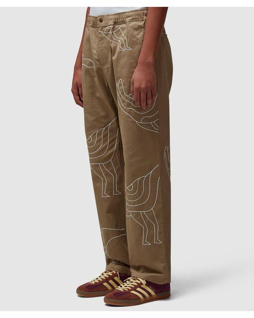Parra Natural Stitched Up Duck Pant for men