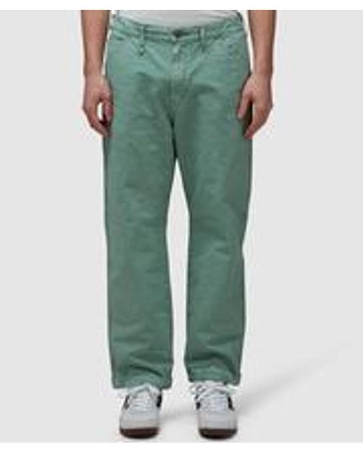 Human Made Green Garment Dyed Painter Pant for men