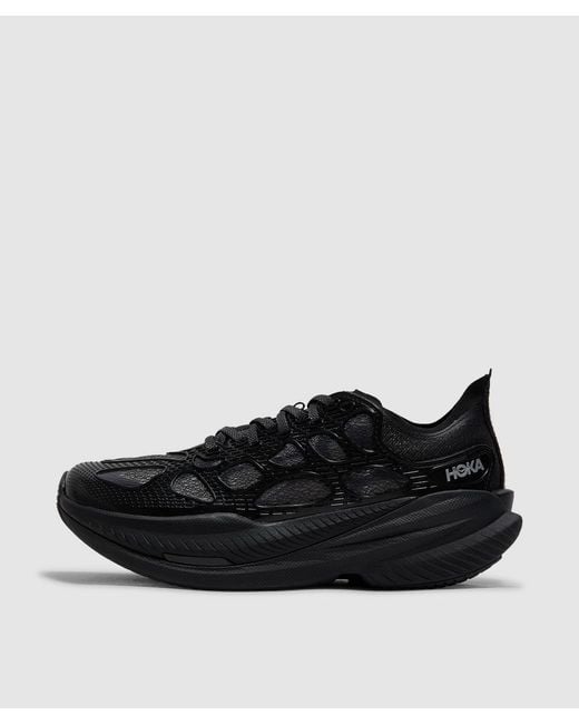 Hoka One One Black Mach X Caged Sneaker Midnight for men