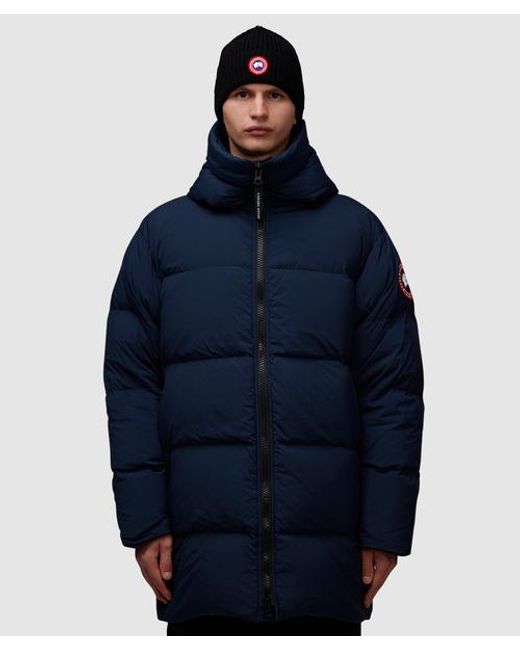 Canada Goose Blue Lawrence Puffer Coat for men
